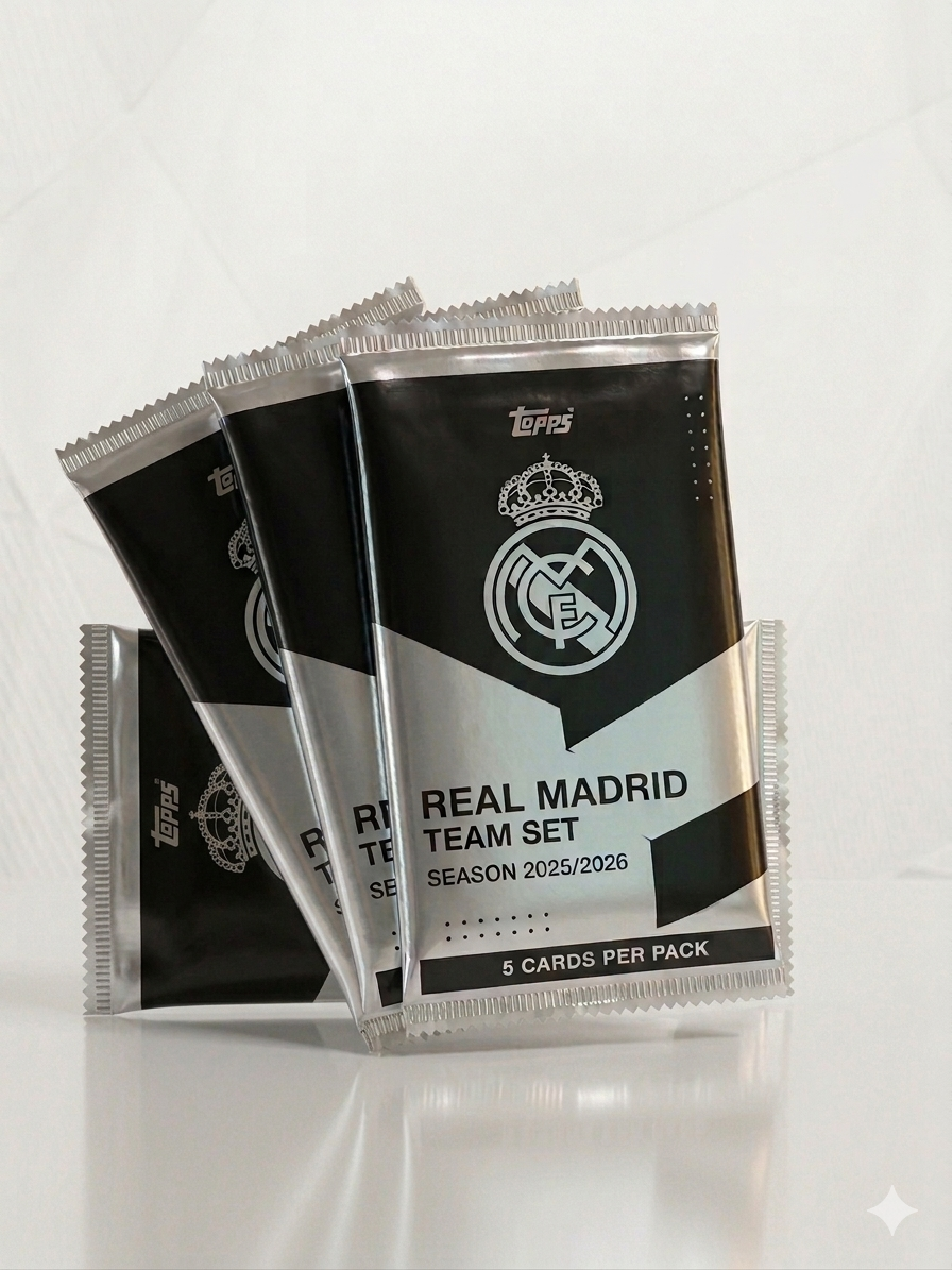 Topps Real Madrid 2025-26 Team Set 4-PACK