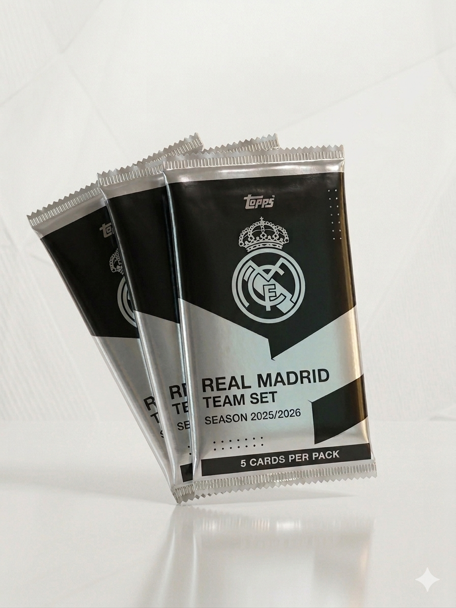 Topps Real Madrid 2025-26 Team Set 3-PACK